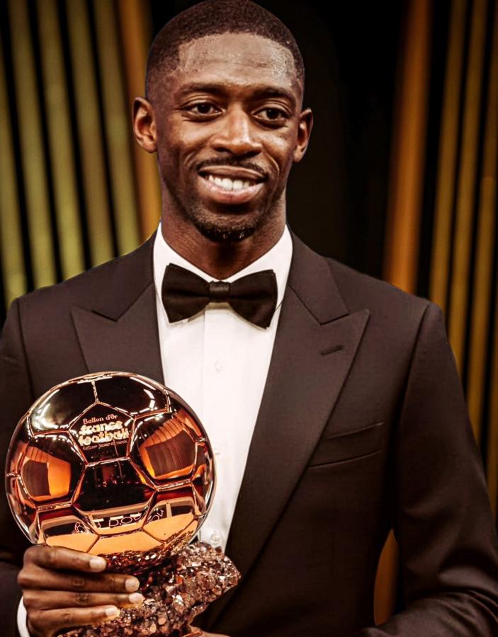 Imagen Dembelé, ganador del Balón de Oro, le pasó la posta a Mbappé.
