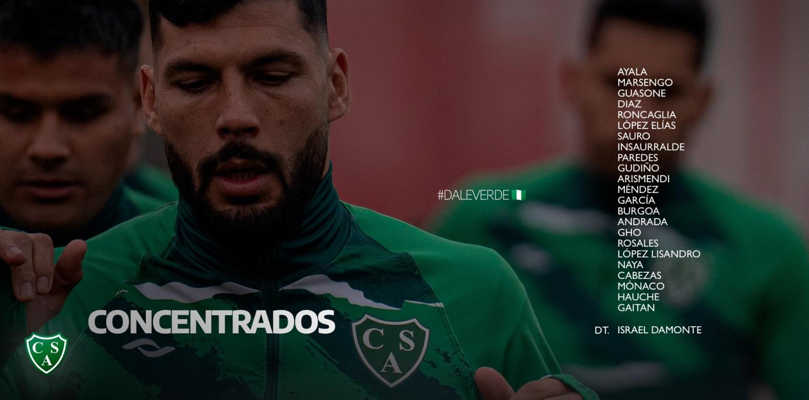 Imagen La convocatoria de Sarmiento, sin Lucas Acosta.