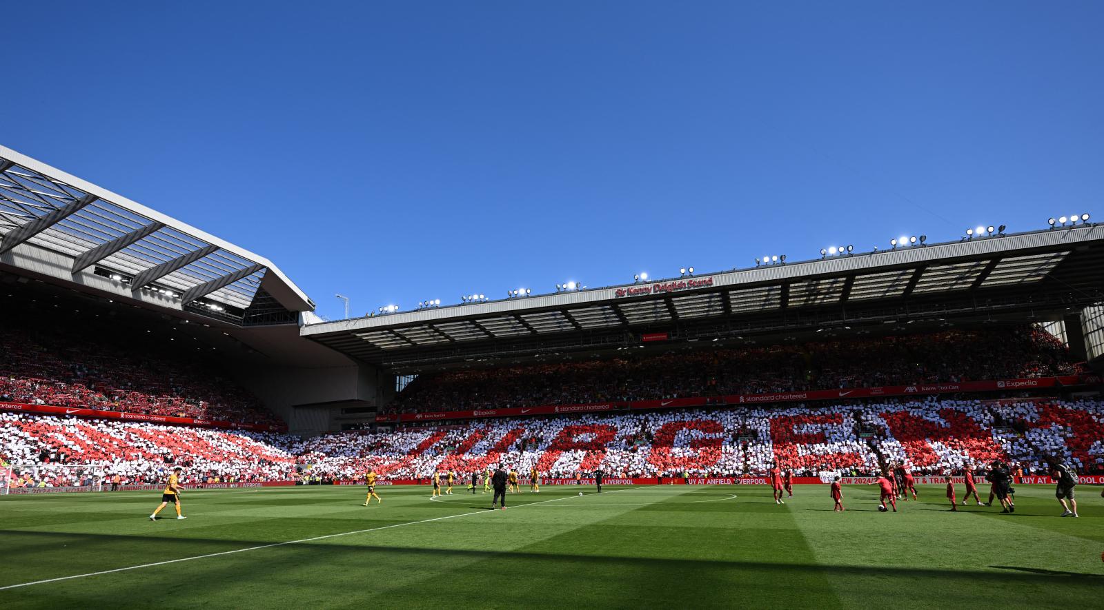 Imagen "Jürgen", el impactante mosaico en Anfield (AFP).