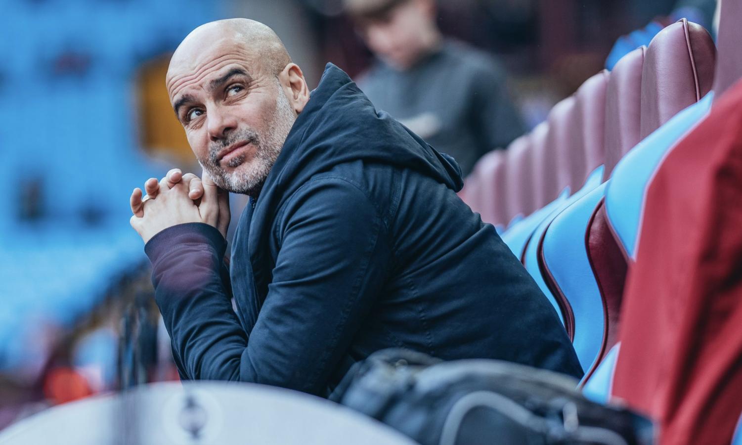 Imagen Guardiola bramó cuando volvieron a preguntarle si seguirá en Manchester City.