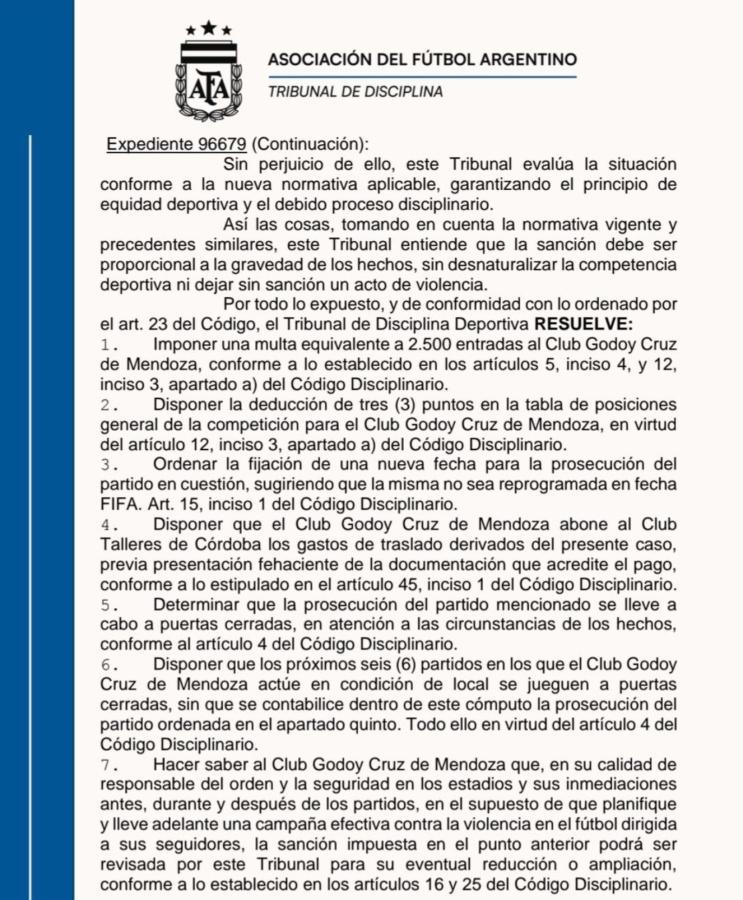 Imagen El Fallo de la AFA