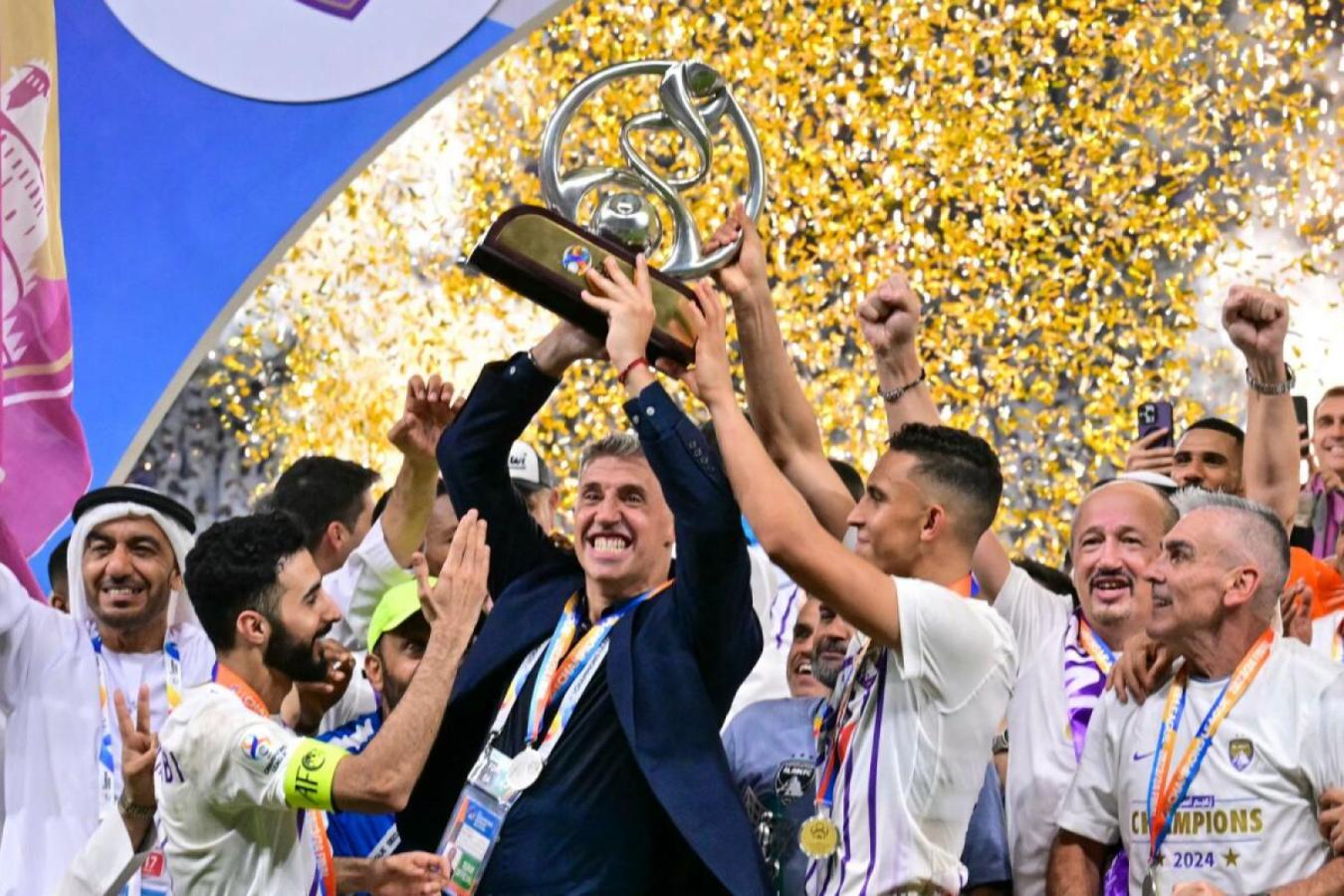 Imagen Hernán Crespo se había consagrado campeón de la Champions de Asia con Al Ain.
