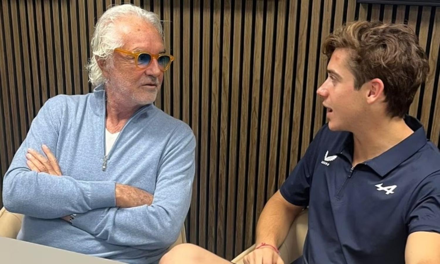 Imagen Briatore no confirmó aún a Colapinto pero se ilusiona con el futuro.
