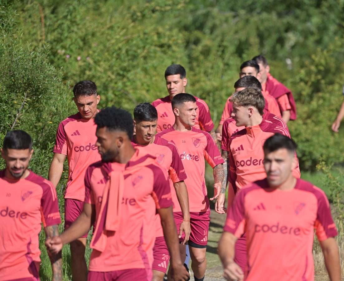 Imagen Aliendro se encuentra haciendo la pretemporada con River en San Martín de los Andes.