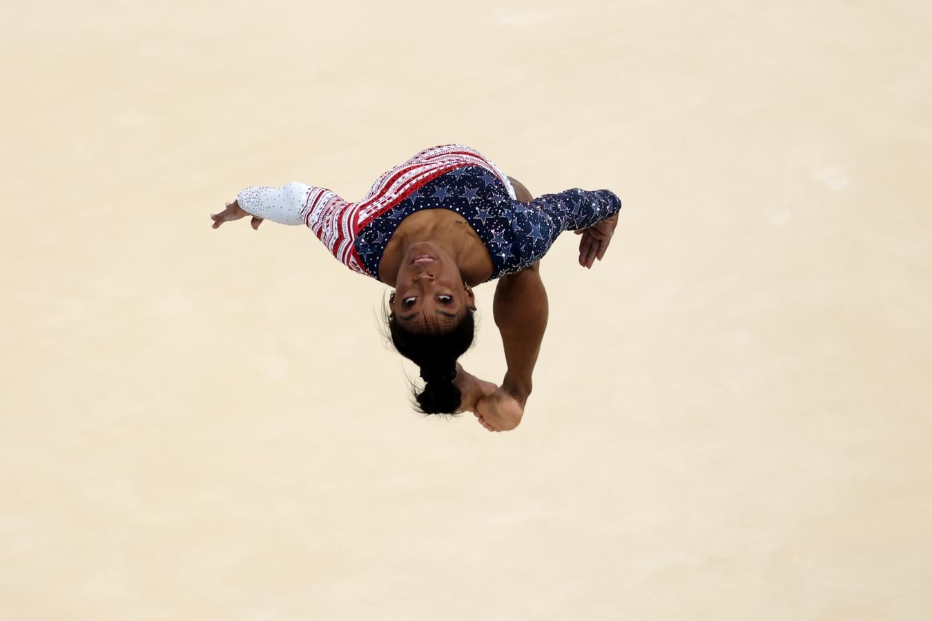 Imagen Simone Biles, la mayor ganadora de medallas olímpicas en la historia de la gimnasia estadounidense.