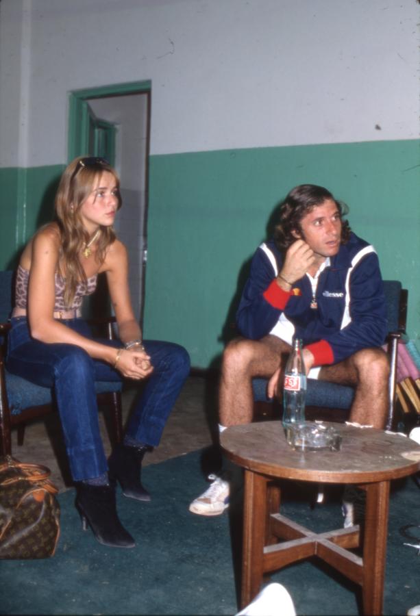 Imagen Vilas y Blondeau, su pareja de aquellos años, en una imagen posterior de 1981.