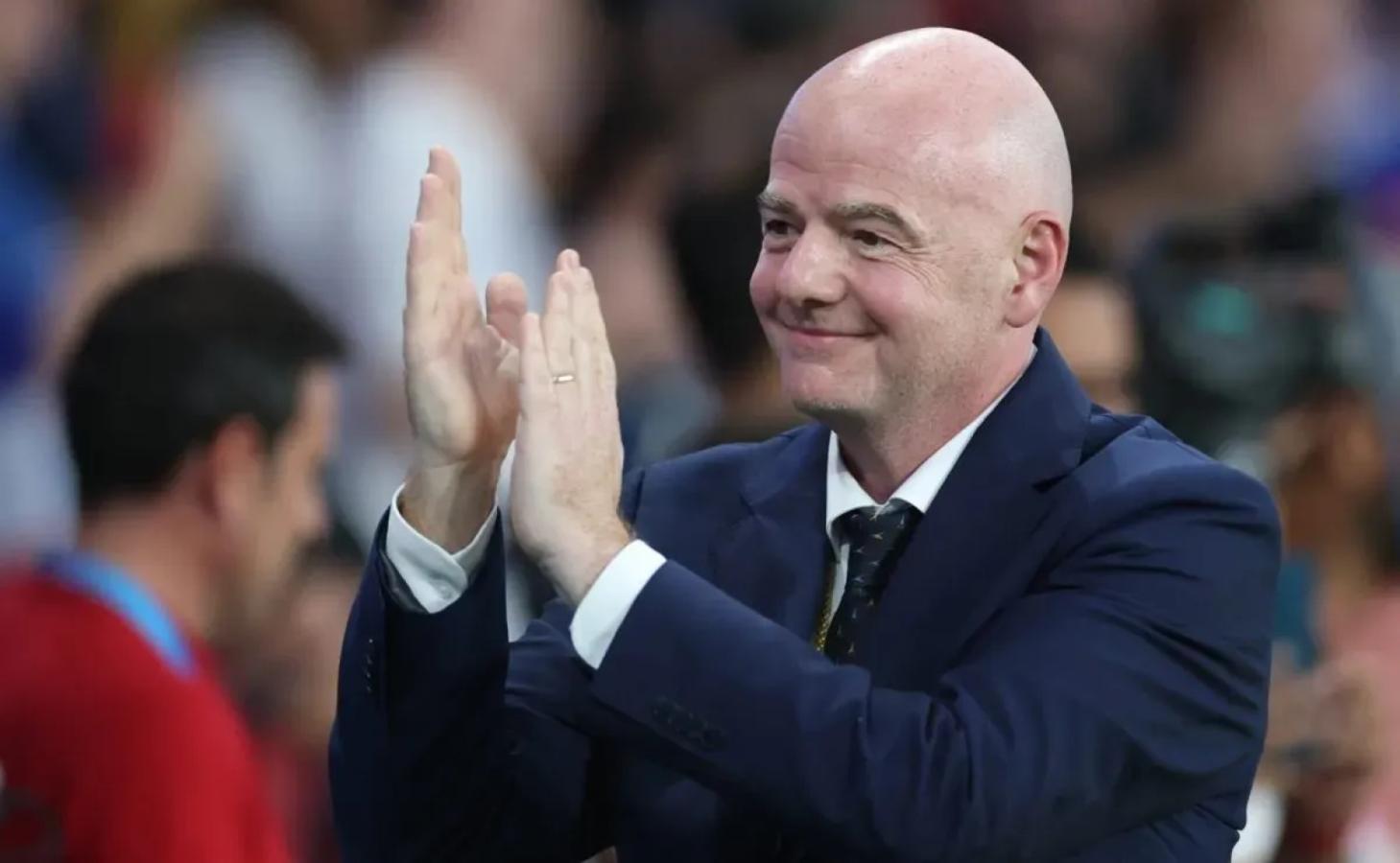 Imagen Infantino, proclive a un cambio en la ley del offside.