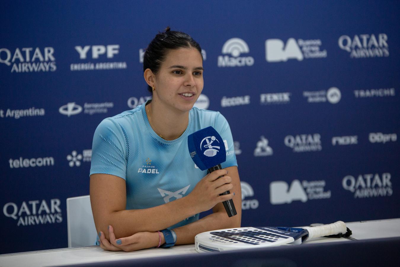 Imagen Delfina Brea, una de las grandes atracciones del circuito Premier Padel.