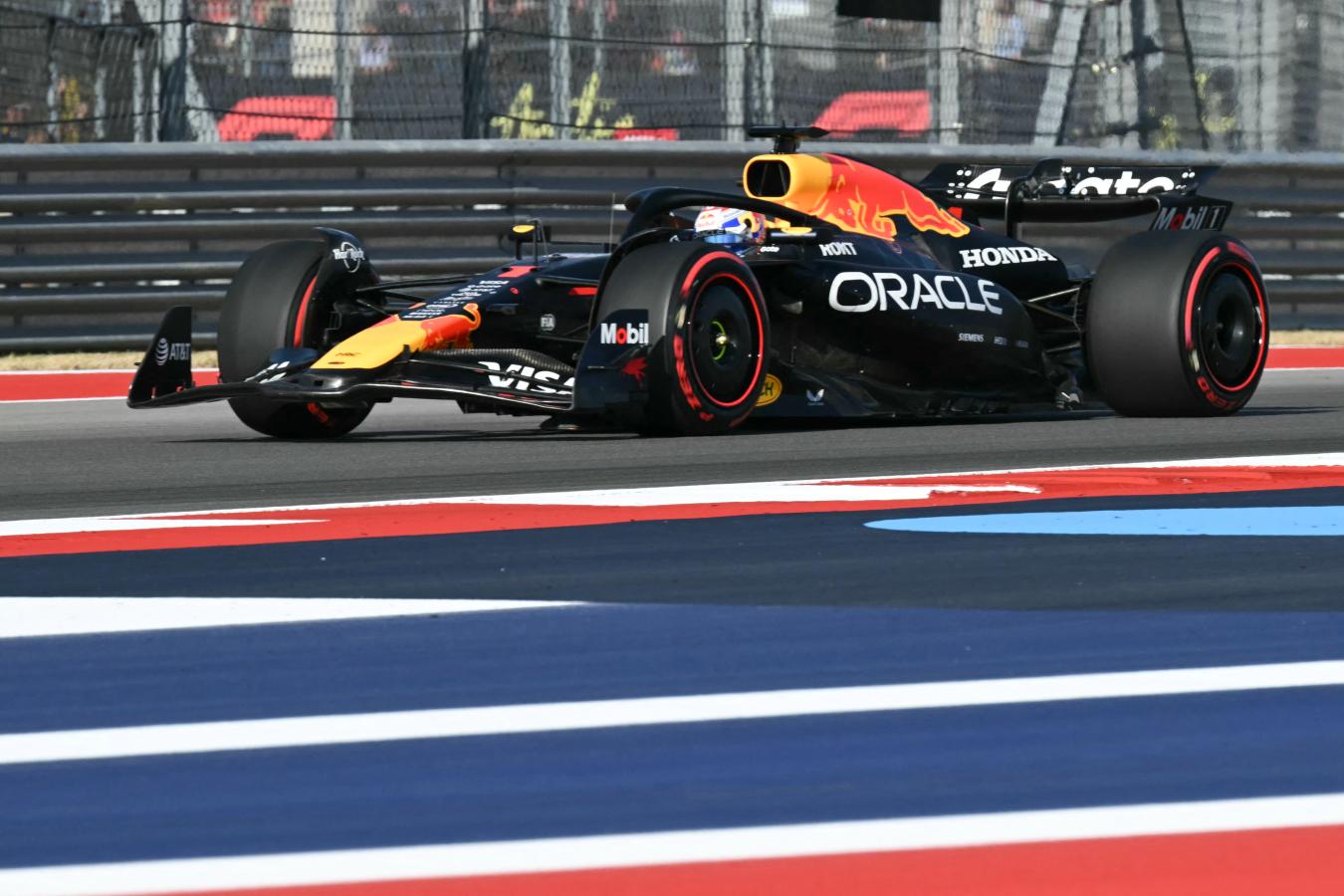 Imagen Verstappen hizo la pole en Austin. Foto: AFP