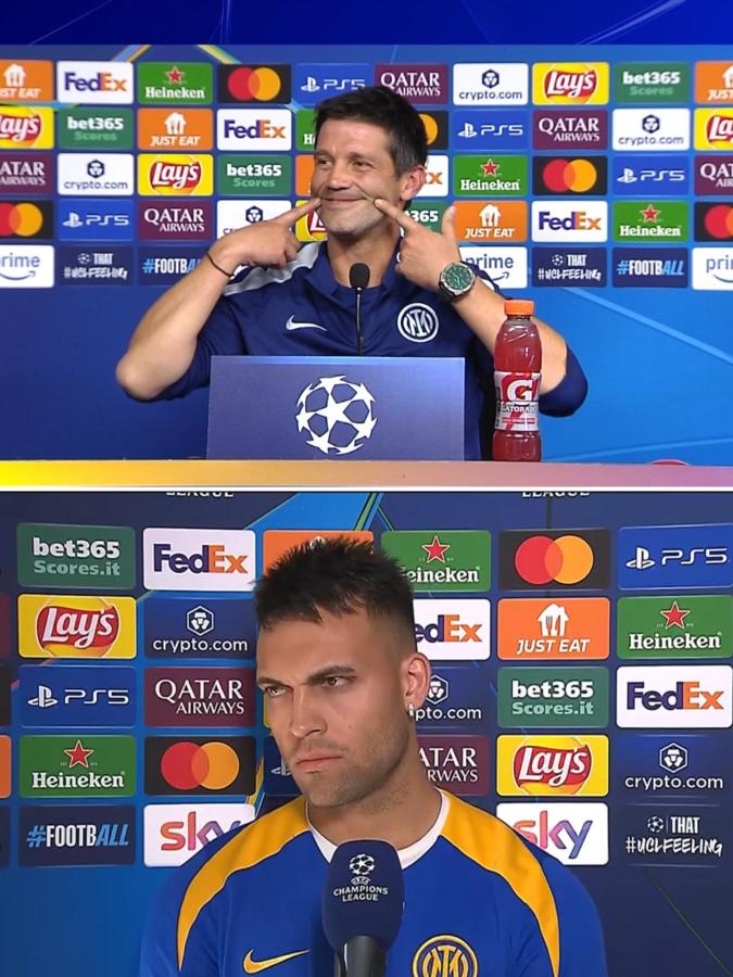 Imagen Chivu le pidió a Lautaro que sonriera más dentro de la cancha.