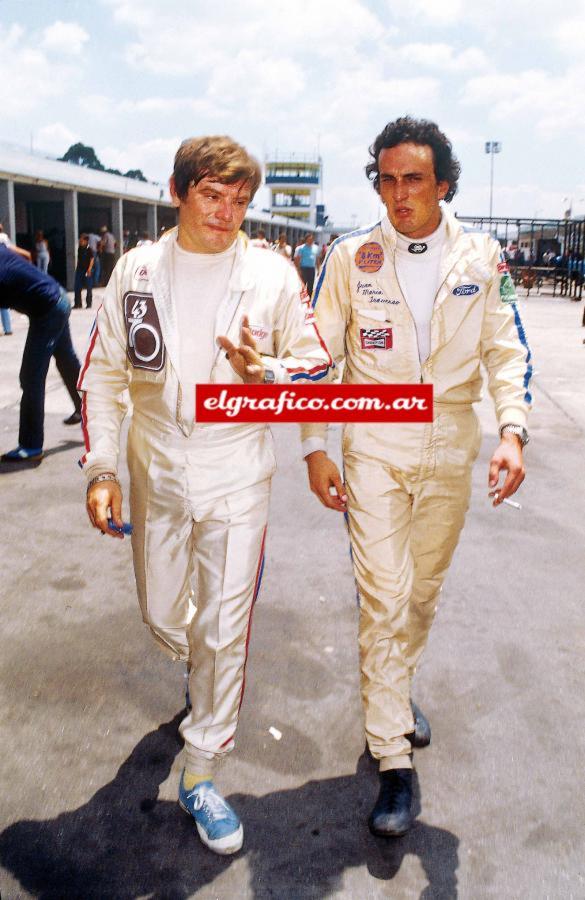 Imagen El Flaco Traverso, junto a Luis Di Palma.