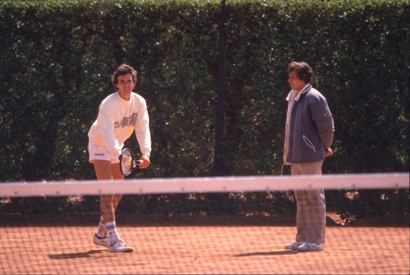 Imagen Javier Frana y los entrenamientos en la previa de la serie con Chile. Foto: Archivo El Gráfico