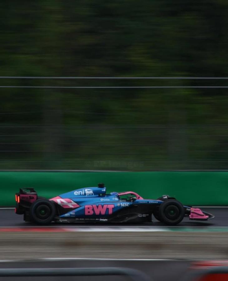 Imagen  Paul Aron, piloto reserva de Alpine en Monza.