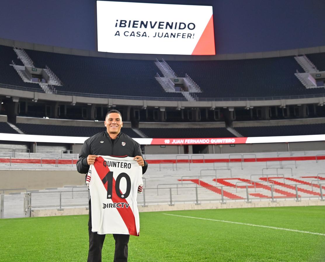 Imagen Juan Fernando Quintero iniciará su tercer ciclo en River