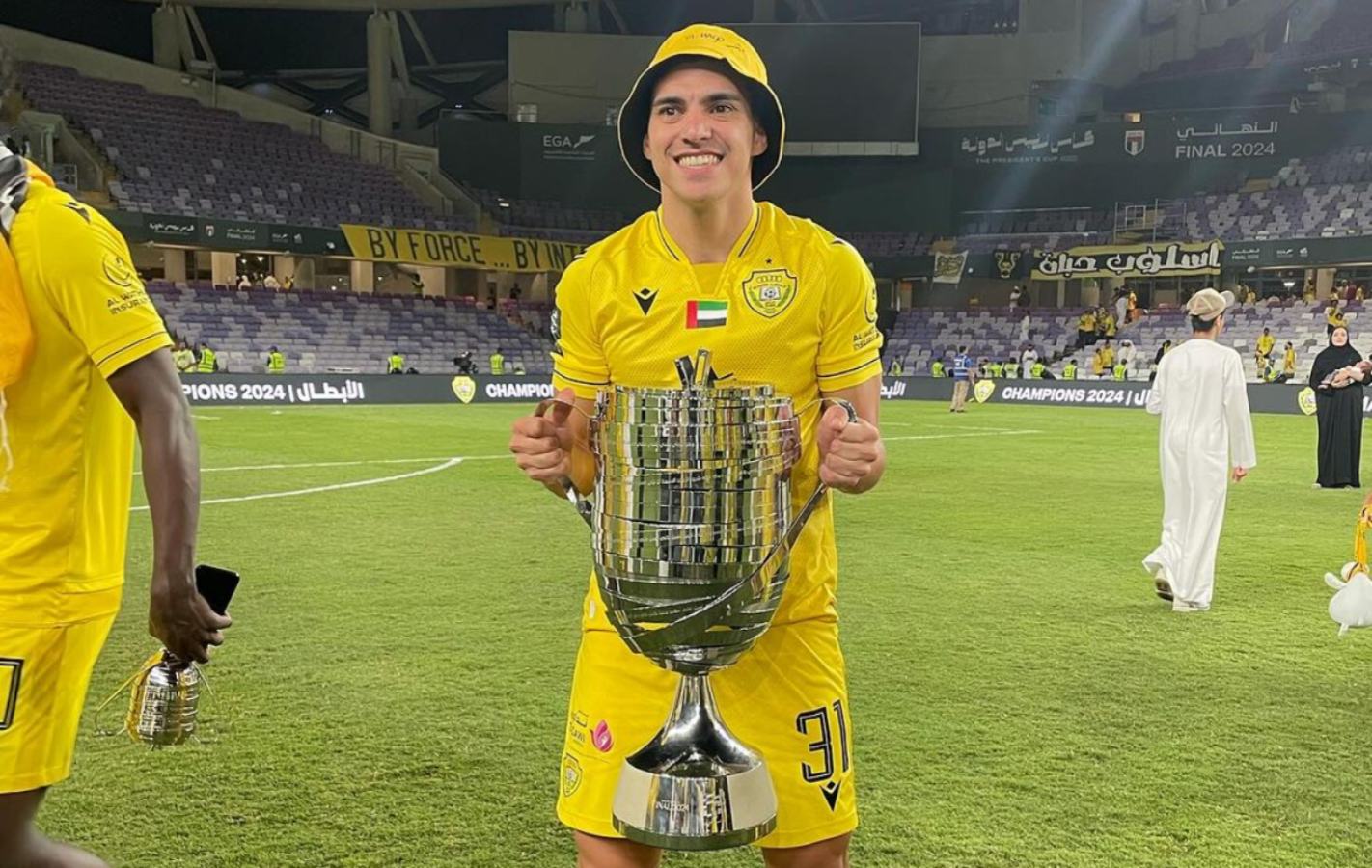 Imagen Al-Wasl, club del que se convirtió en ídolo tras cortar la sequía. Foto: Nicolás Giménez