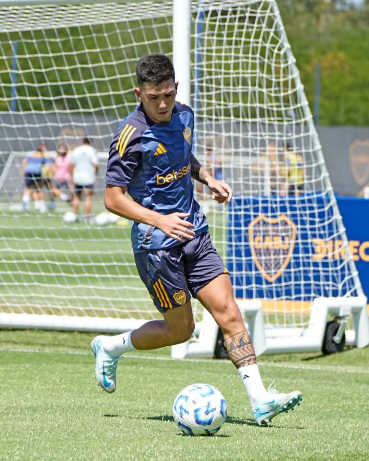 Imagen Alan Velasco se entrenó a la par de sus compañeros.