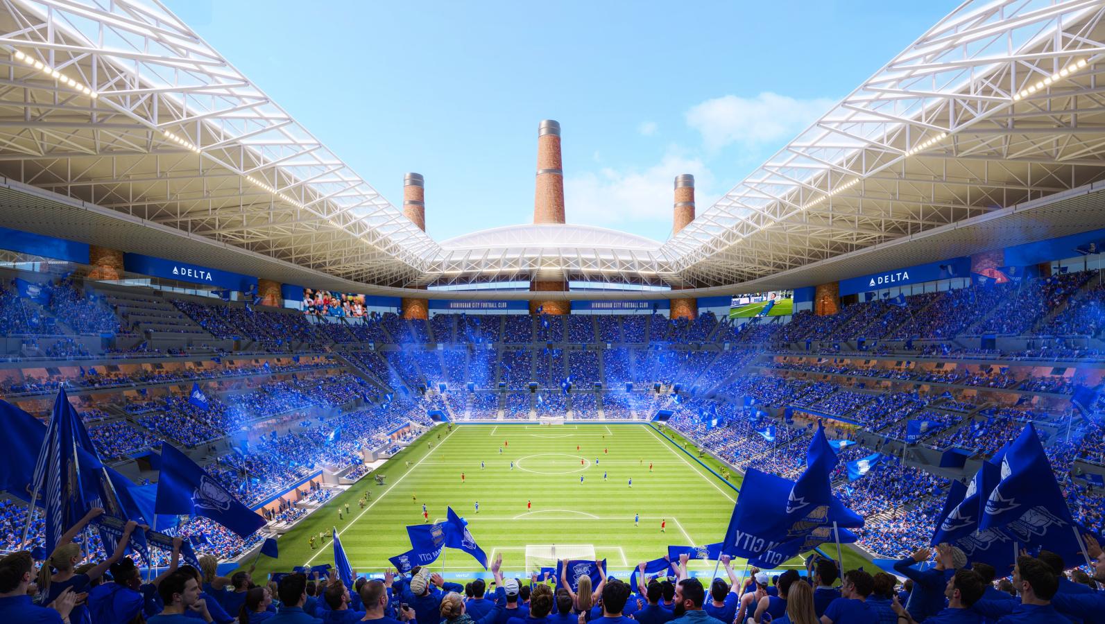 Imagen Así se verá por dentro el majestuoso estadio de Birmingham.