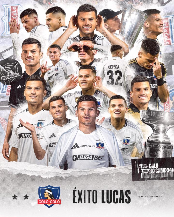 Imagen Lucas Cepeda ya fue despedido por las redes sociales de Colo Colo.