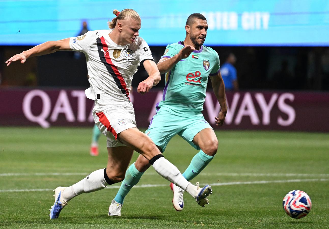 Imagen Facundo Zabala marca a Erling Haaland en el Mundial de Clubes 2025.