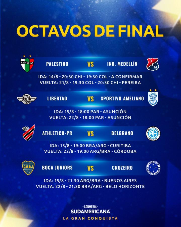 Imagen Los días y horarios de los octavos de final (2)