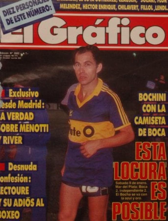 Imagen La portada que levantó polvareda: el Bocha con la de Boca.