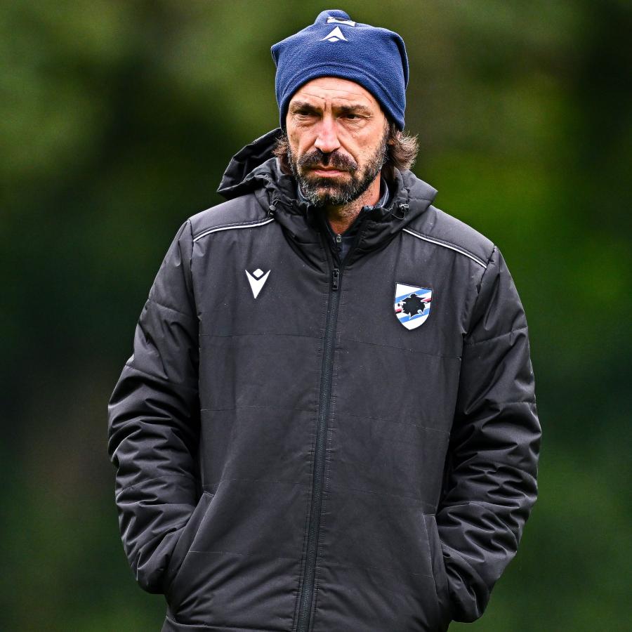 Imagen Se terminó el ciclo de Pirlo en Sampdoria. Lo dirigió en 45 partidos (16 PG, 12 PE y 17 PP)