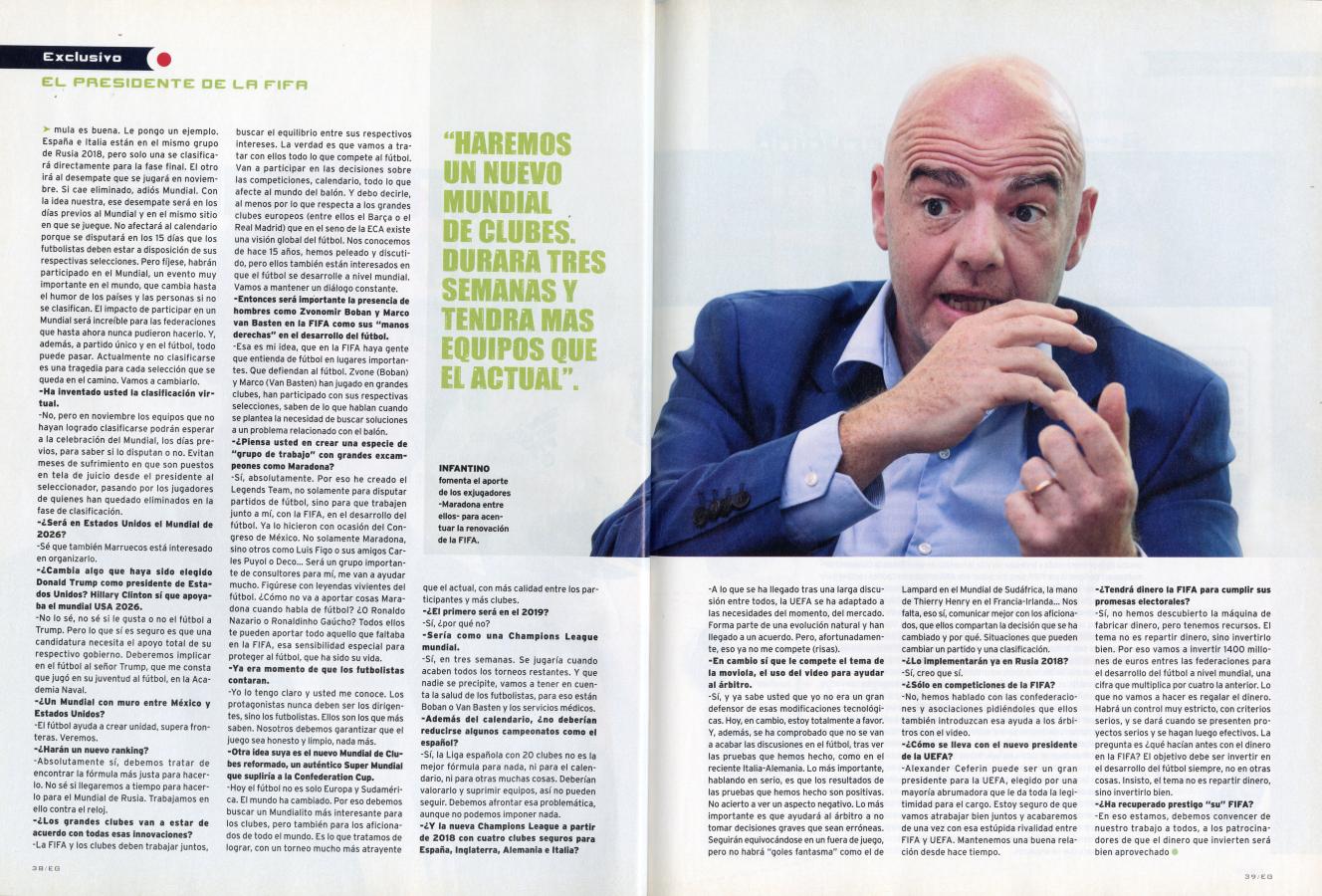 Imagen Entrevista a Infantino en diciembre de 2016 (segunda parte)