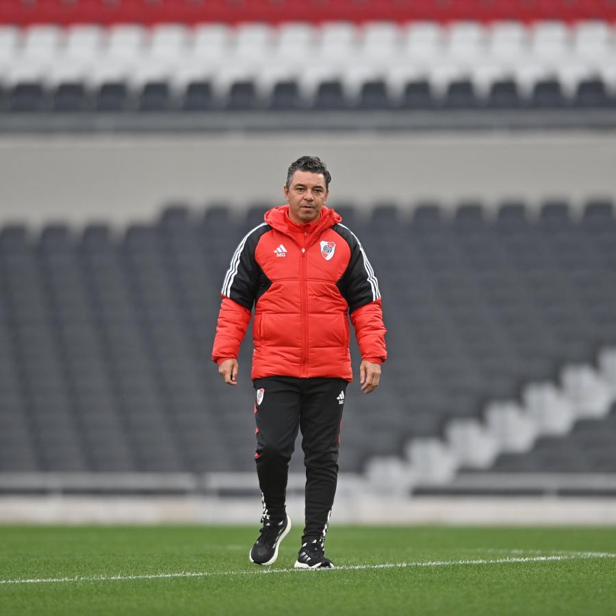 Imagen Gallardo arrancó este lunes su segundo ciclo en River.