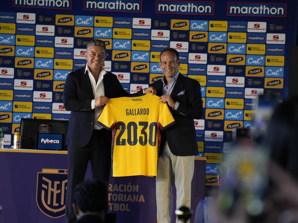 Imagen de Marcelo Gallardo fue presentado como técnico de Ecuador