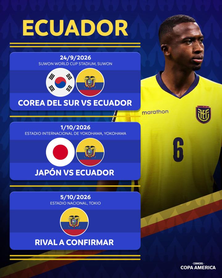 Imagen Amistosos de Ecuador
