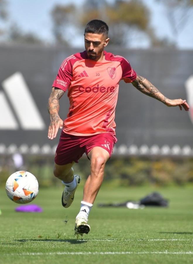 Imagen Manuel Lanzini podría volver a ser el 10 de River en San Juan.