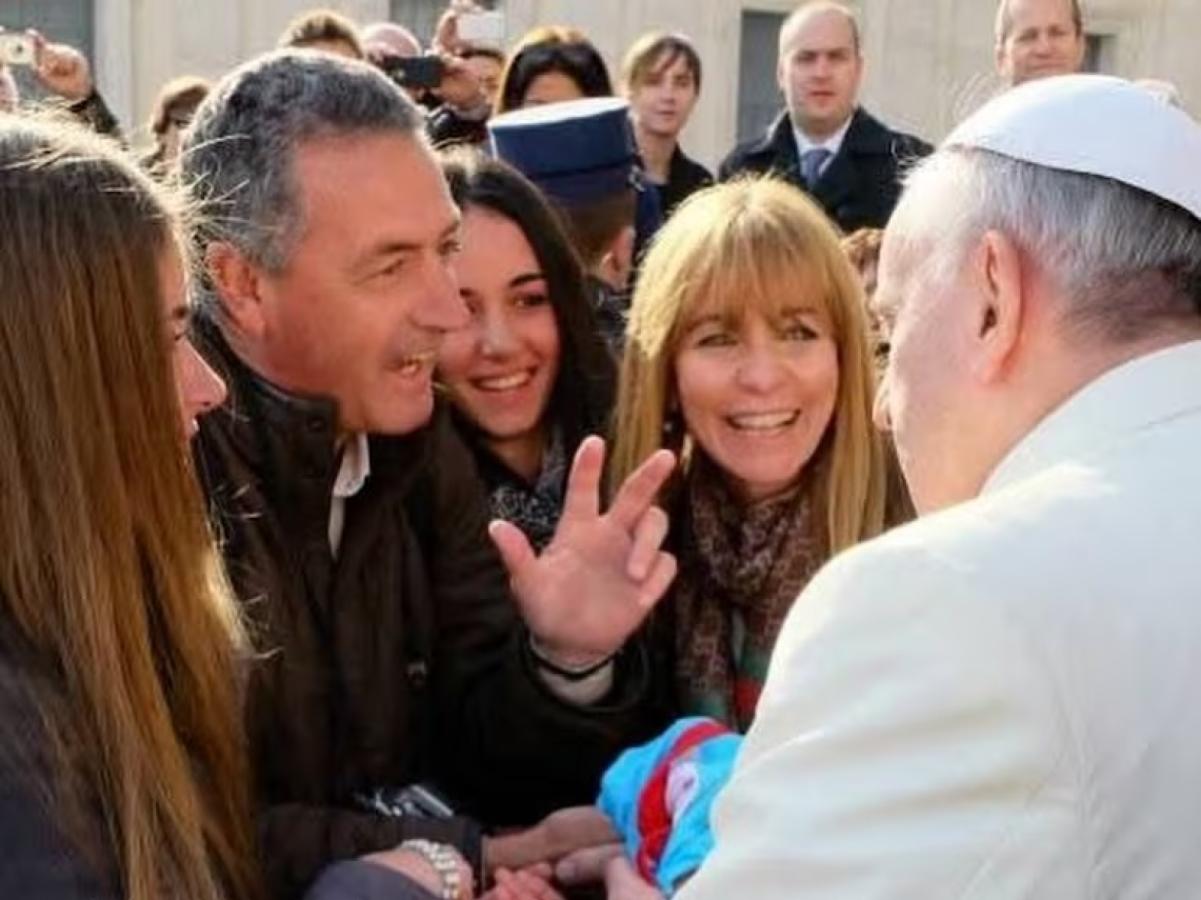 Imagen El encuentro de Alfaro con el Papa Francisco en 2014.