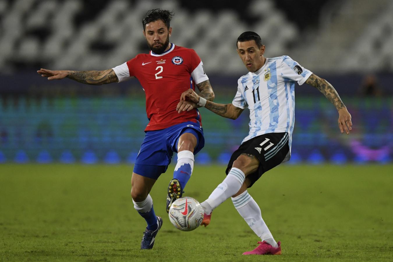 Imagen Copa América 2021: Argentina 1 Chile 1 