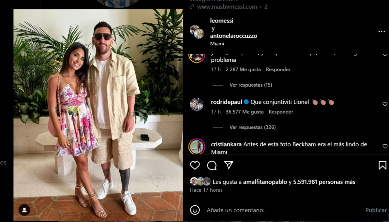 Imagen El comentario de De Paul sobre la vestimenta de Messi.