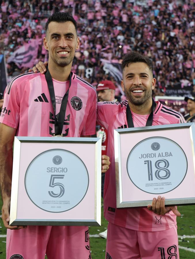 Imagen Busquets, Alba y las plaquetas tras su enorme paso por Inter Miami.