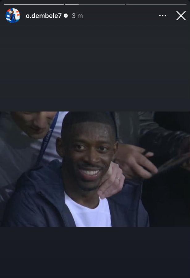 Imagen La foto que compartió Ousmane Dembélé tras las elecciones.