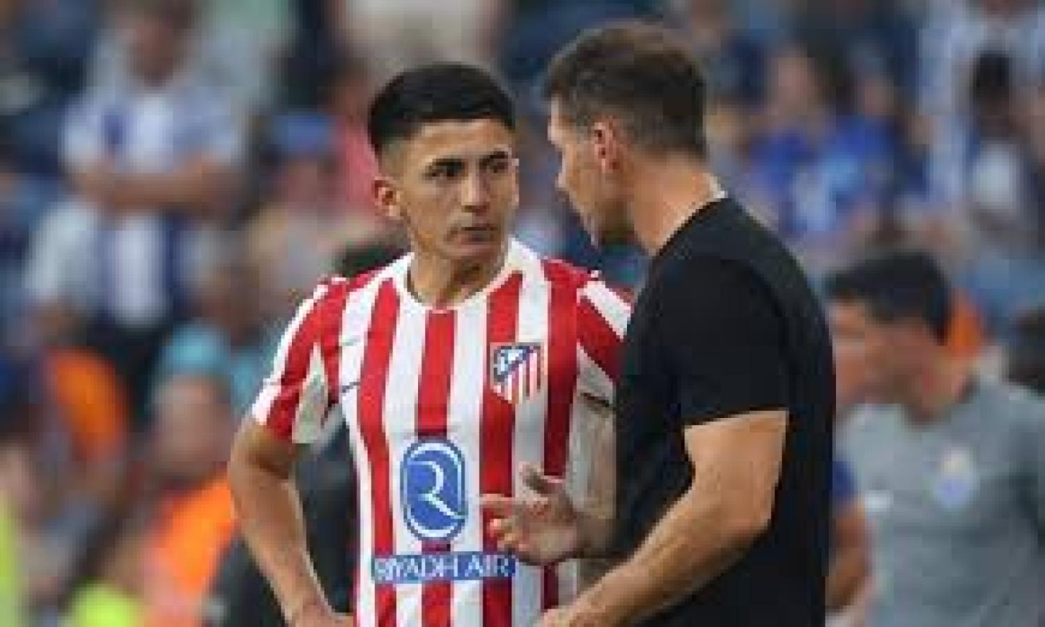 Imagen Simeone le dio pocos minutos a Almada.
