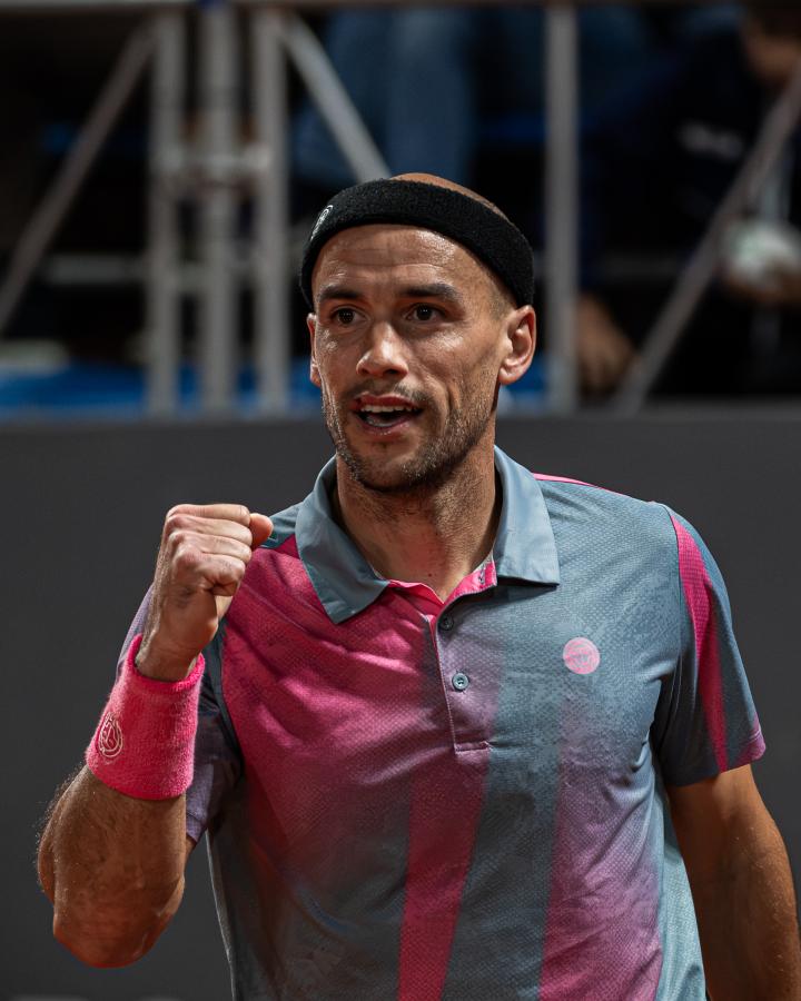 Imagen Nicolás Kicker eliminó a Hugo Dellien en tres sets: 4-6, 7-5 y 6-0.