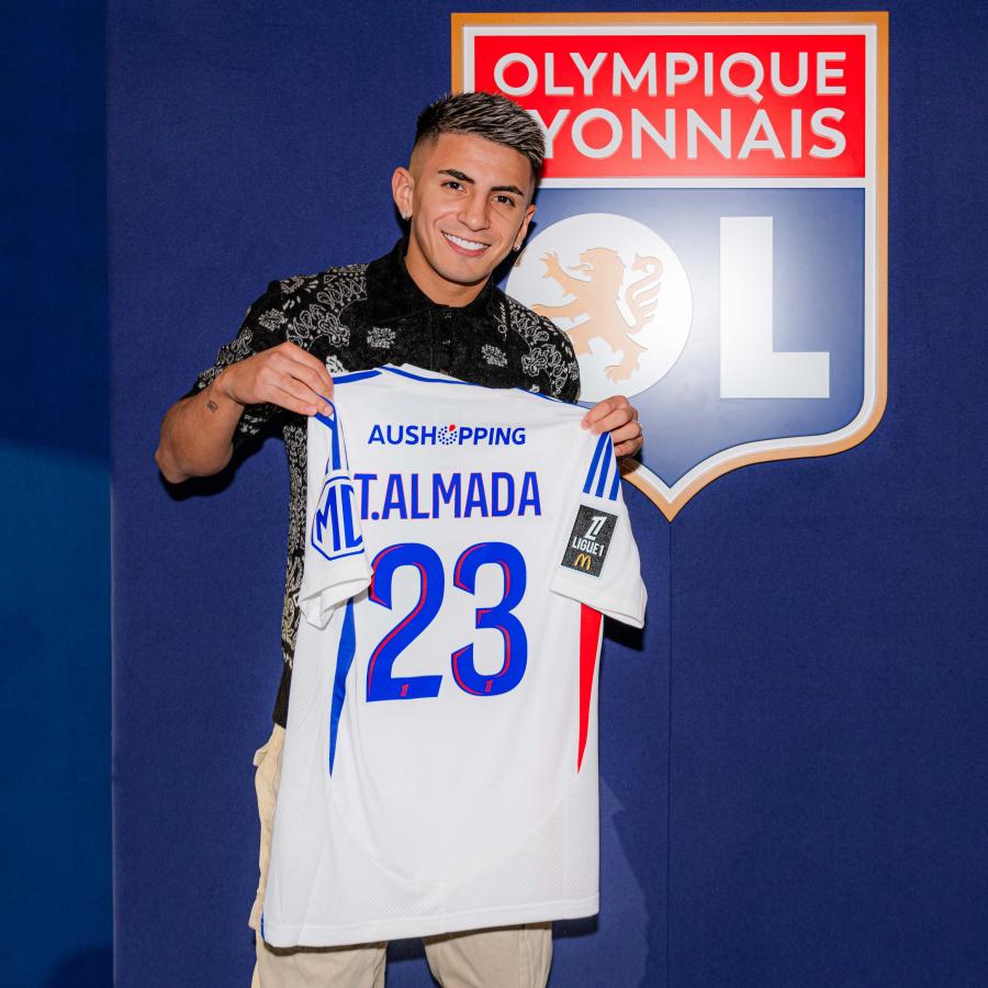 Imagen Almada utilizará la camiseta número 23 en Lyon.