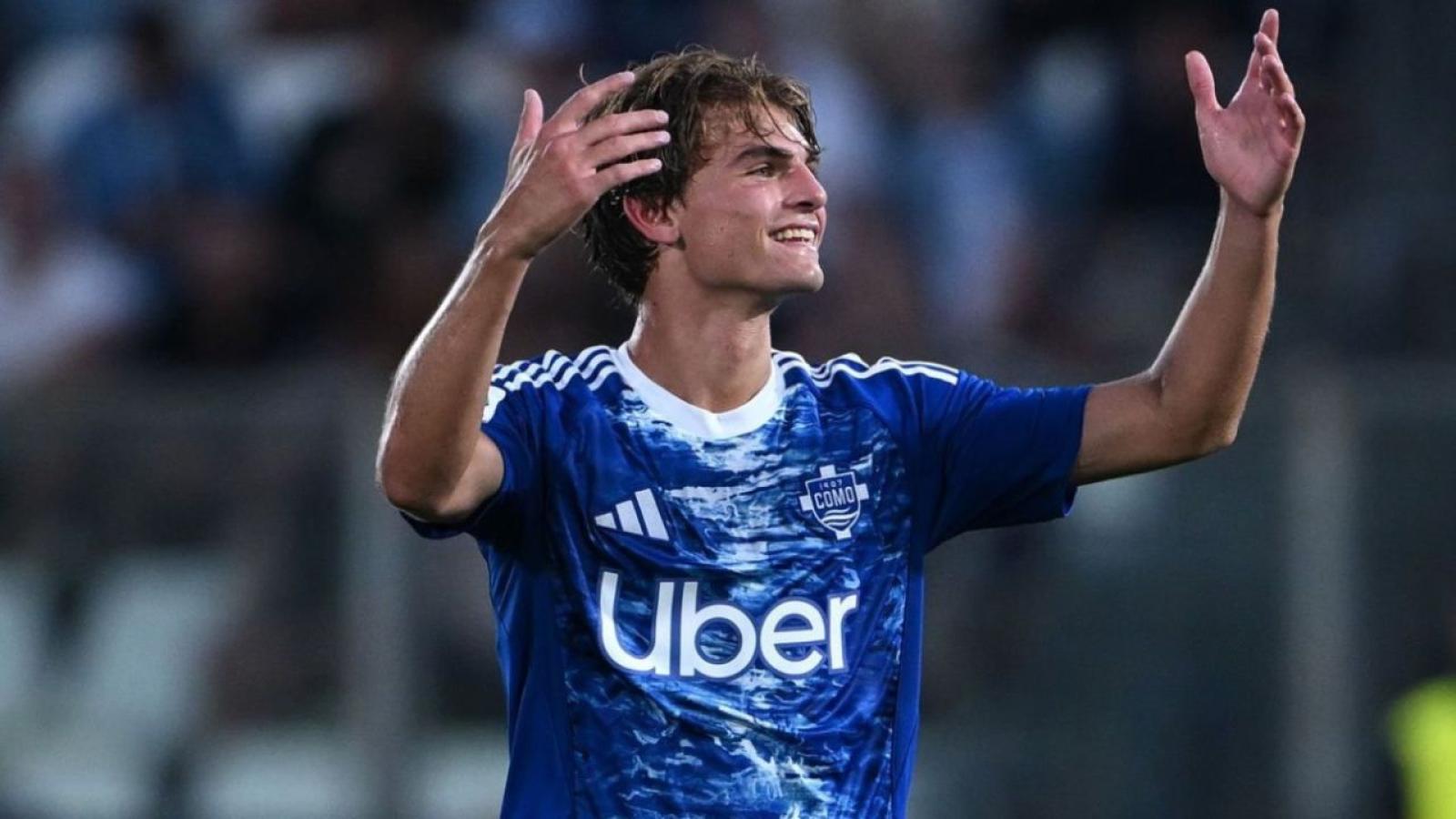 Imagen Nico Paz disputará con Como 1907, ante Milan, el primer partido de la liga italiana fuera del país.