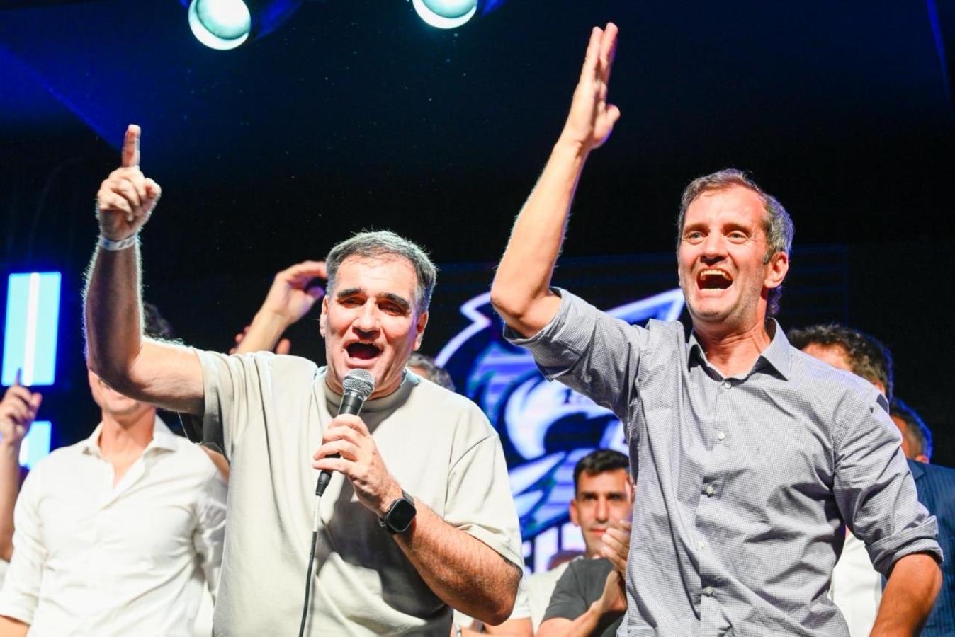 Imagen Carlos Anacleto y Ezequiel Ibáñez, cabezas de Usina Tripera, partido que ganó las elecciones. Foto: Usina Tripera