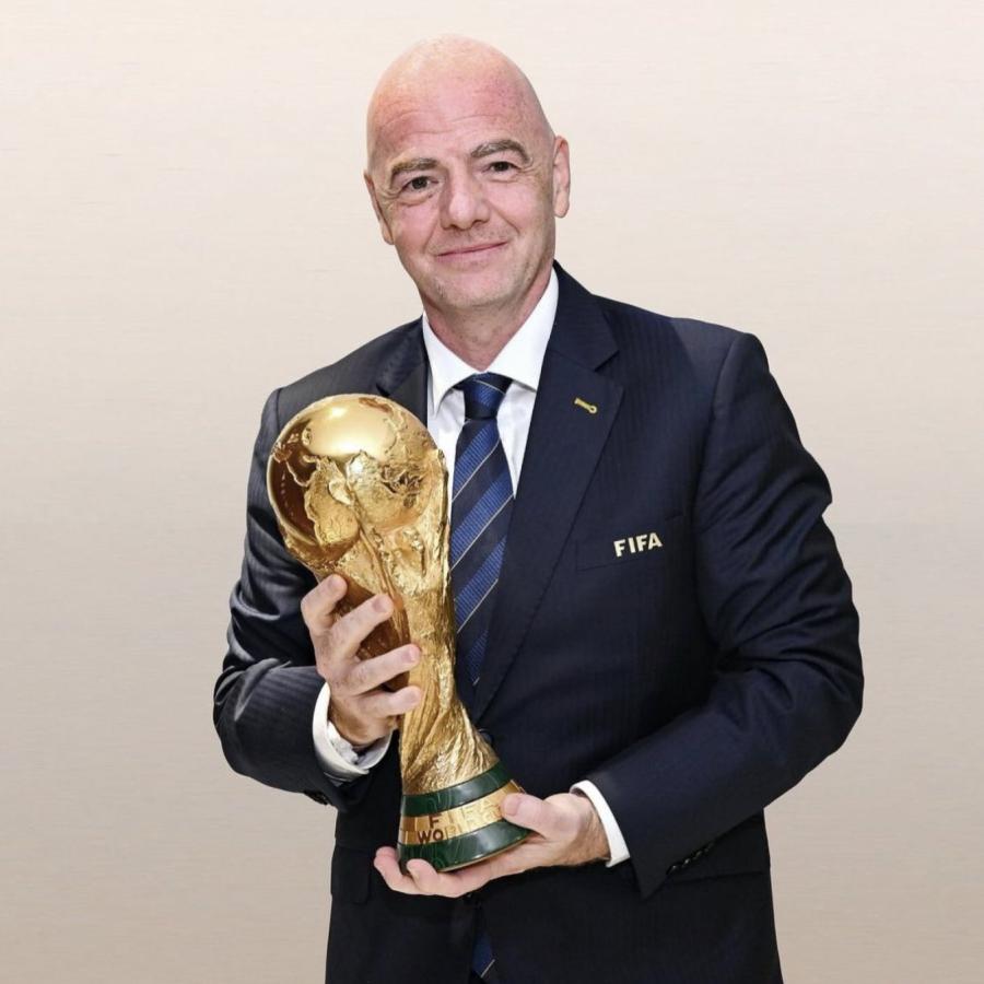 Imagen Infantino: "El presidente Trump ha reiterado que el equipo iraní es bienvenido, sin duda, para disputar el torneo en Estados Unidos"