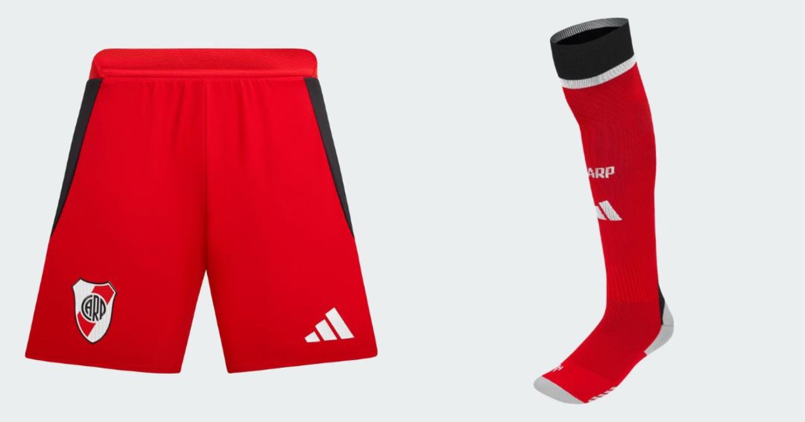 Imagen Los shorts y medias de la tercera equipación de River.