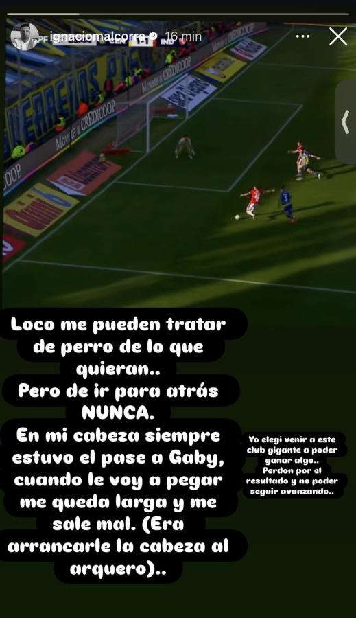 Imagen El descargo de Nacho Malcorra