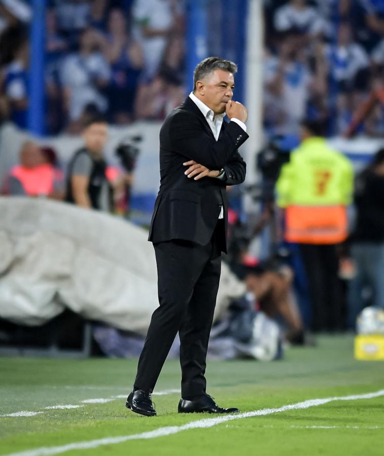 Imagen Gallardo decidirá por estas horas si renuncia o se queda como DT de River. Foto: AFP