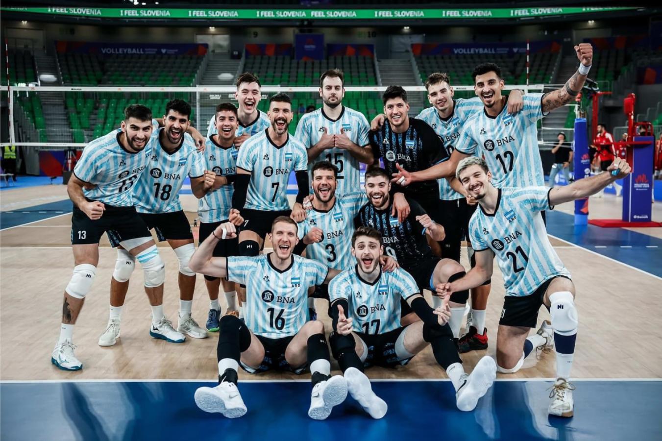 Imagen El seleccionado de voley argentino, listos para París 2024