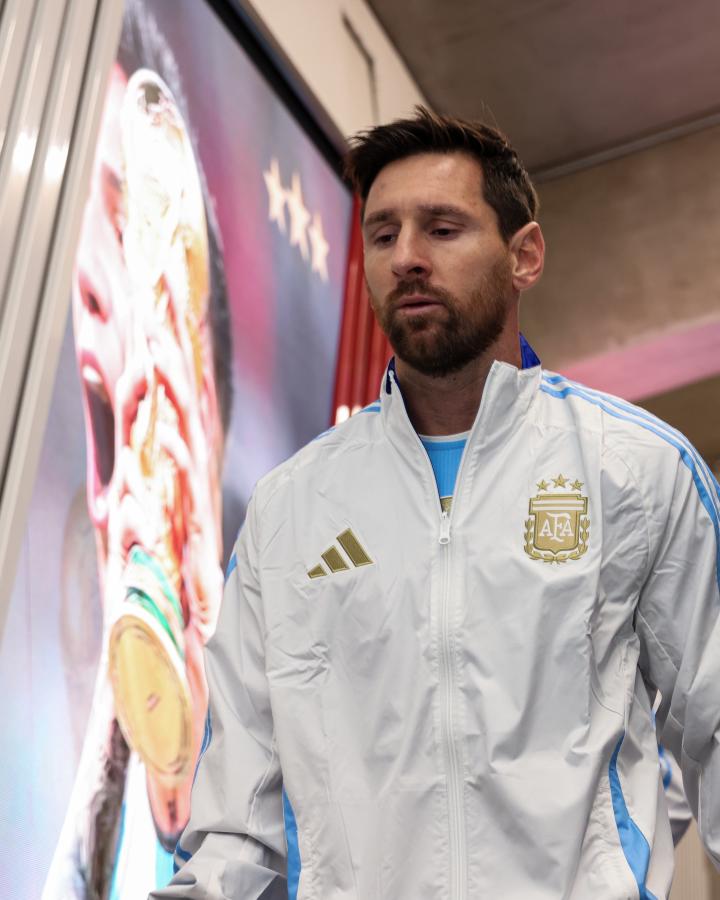 Imagen Messi: "Es algo extraordinario poder estar en un Mundial y me encantaría".