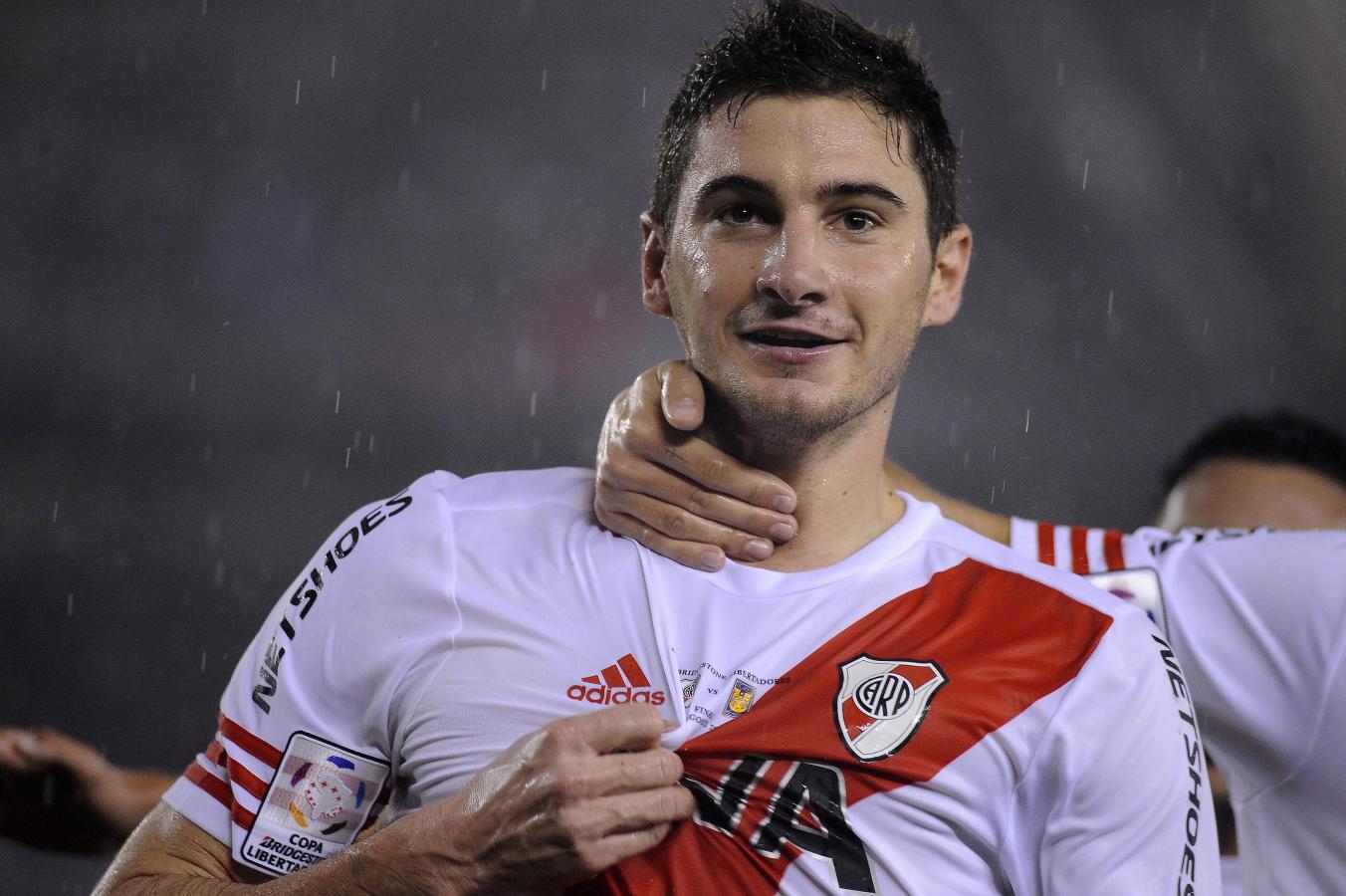Imagen Lucas Alario convirtió un gol para River en la final de la Libertadores 2015. Foto: Fotobaires