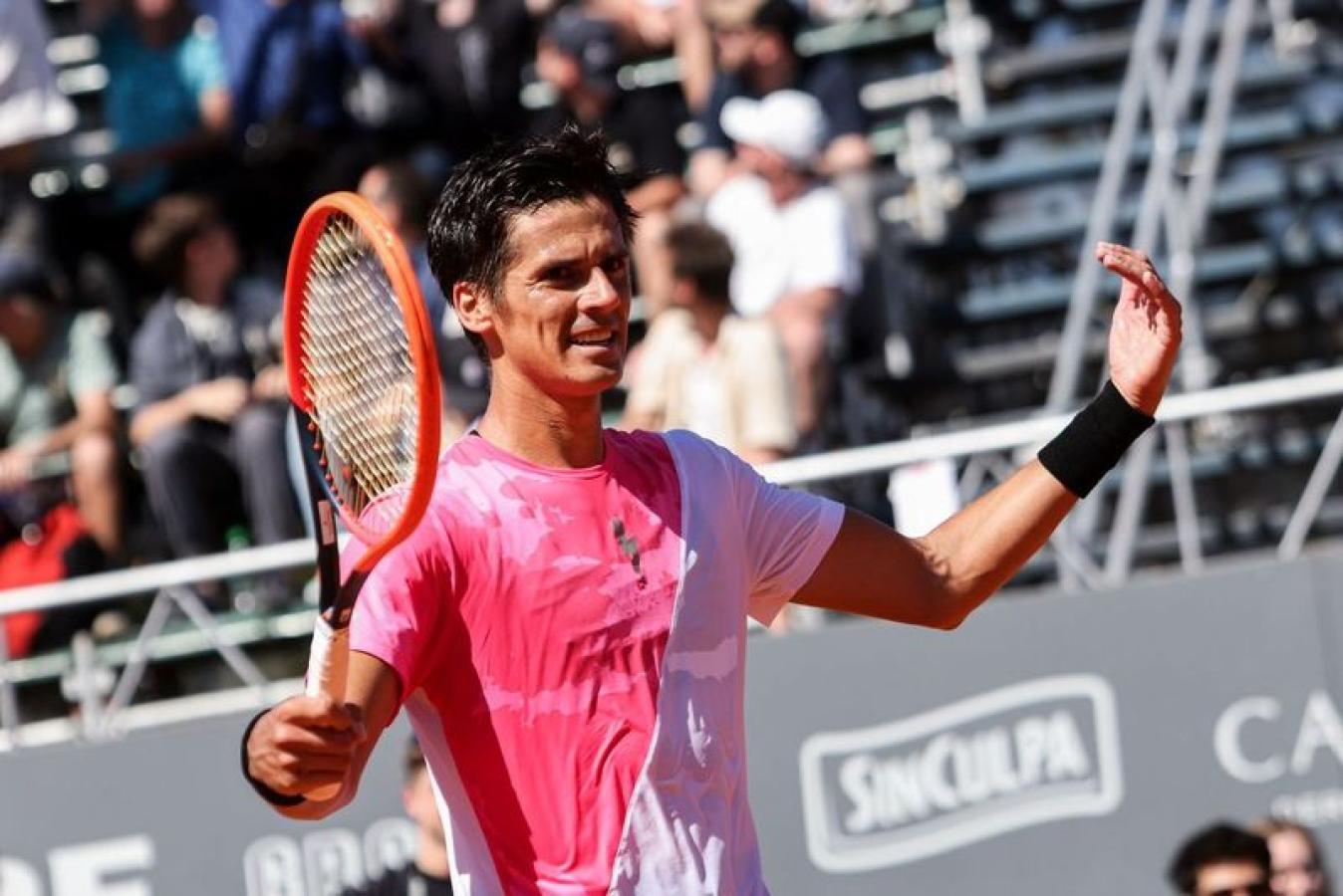 Imagen "Mojarra" festejó en el Racket. Foto: Prensa Buenos Aires Challenger