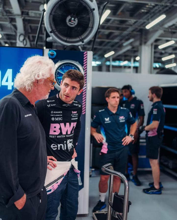Imagen Briatore dialoga con Doohan. Por ahora, no hubo señales de un posible cambio en Alpine.